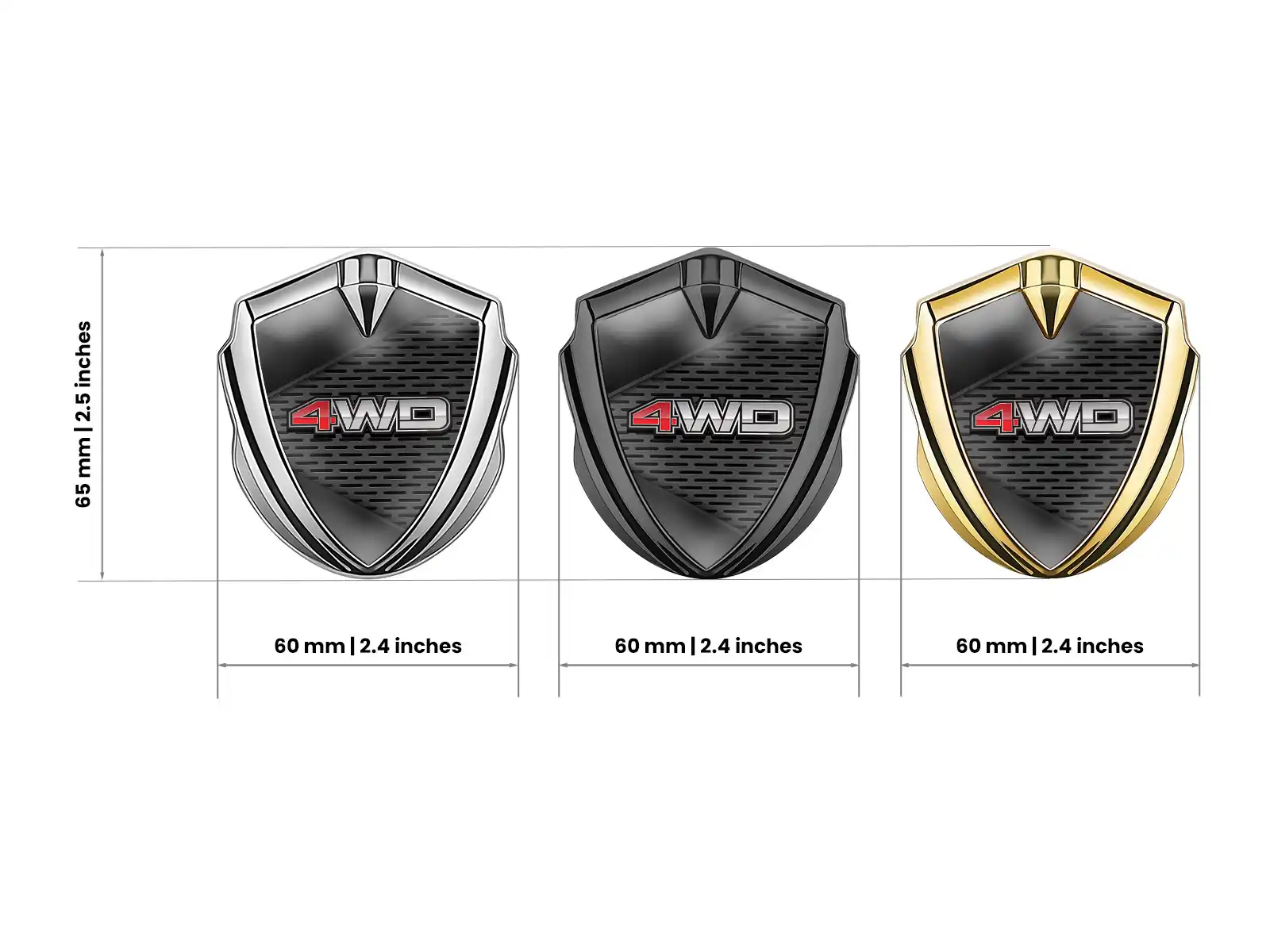 Emblem Silicon Badge Sports Racing
